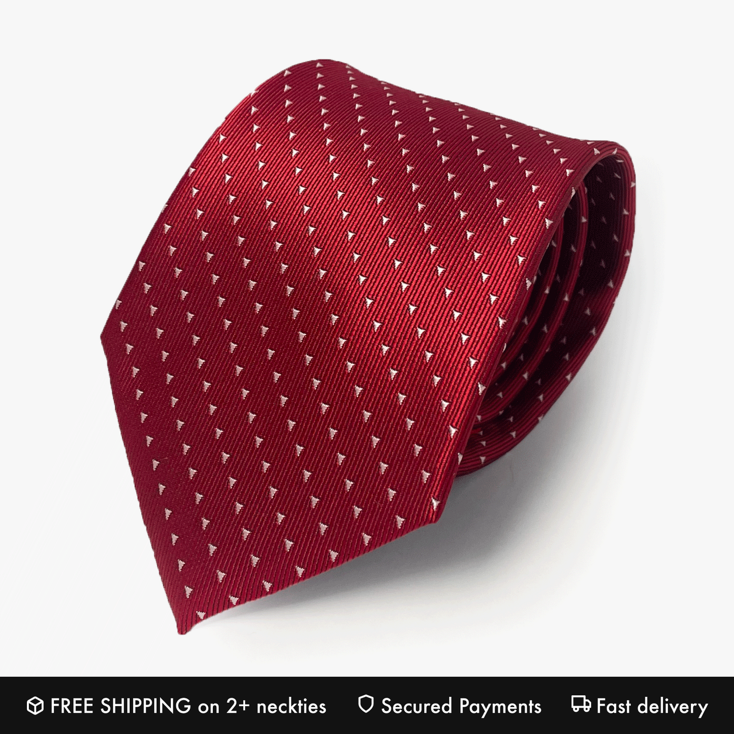 Red White Arrow Necktie