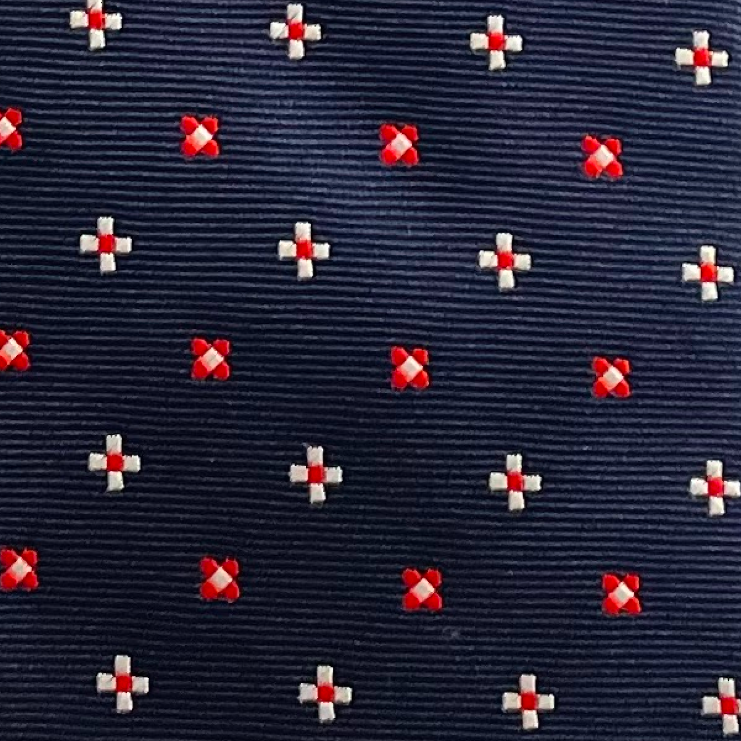 Blue Pattern Necktie