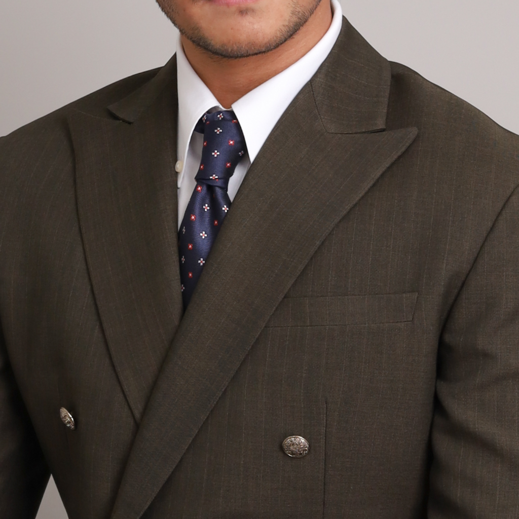 Blue Pattern Necktie