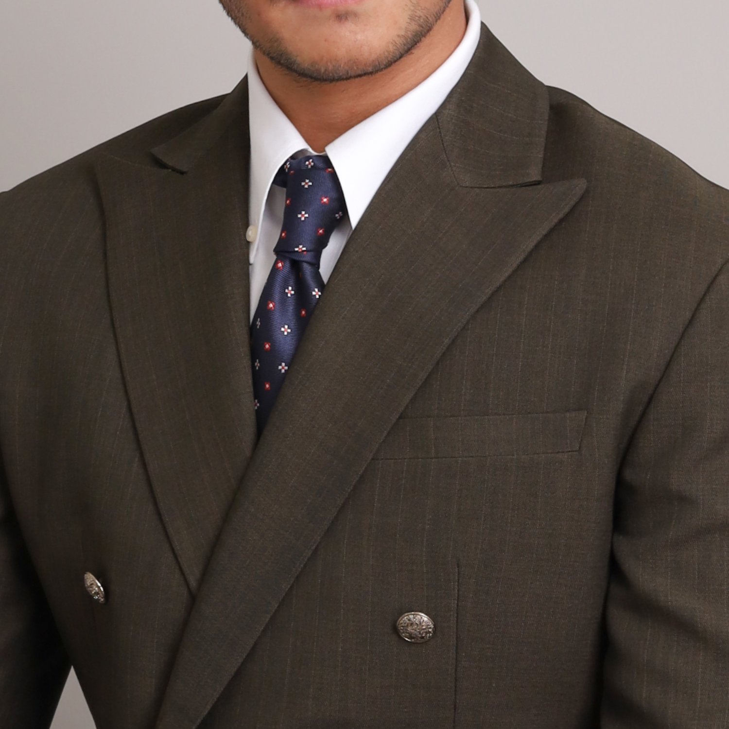 Blue Pattern Necktie