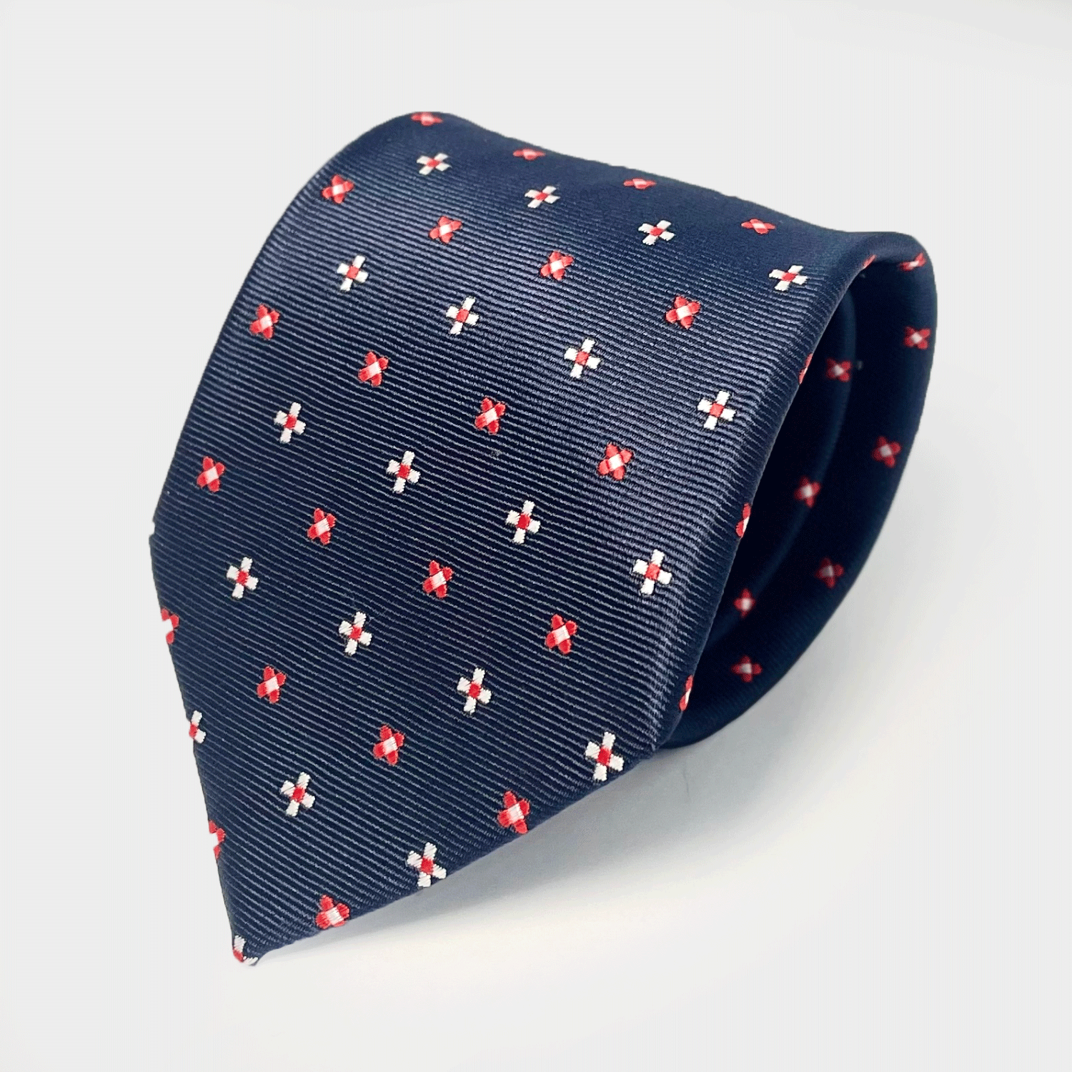 Blue Pattern Necktie