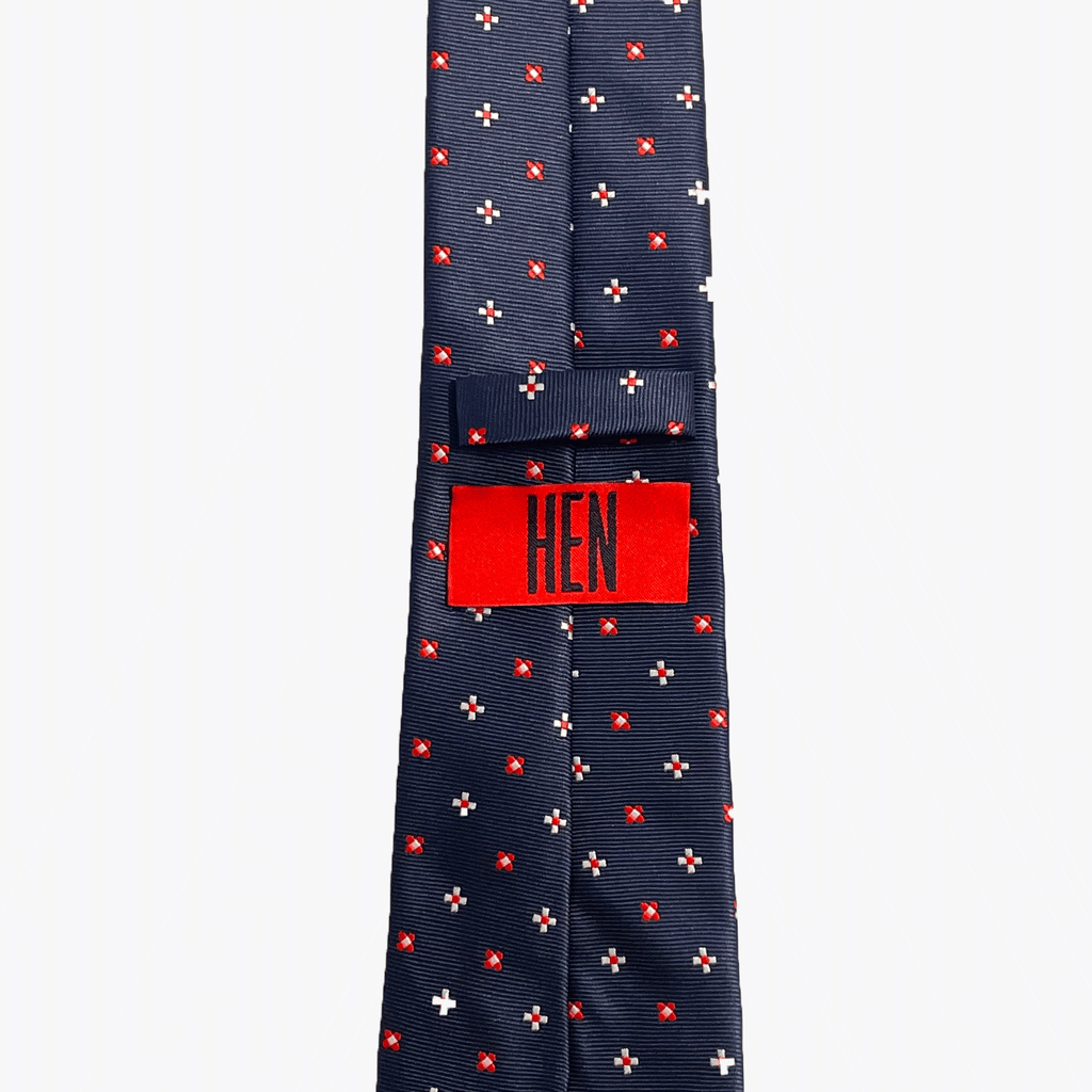 Blue Pattern Necktie
