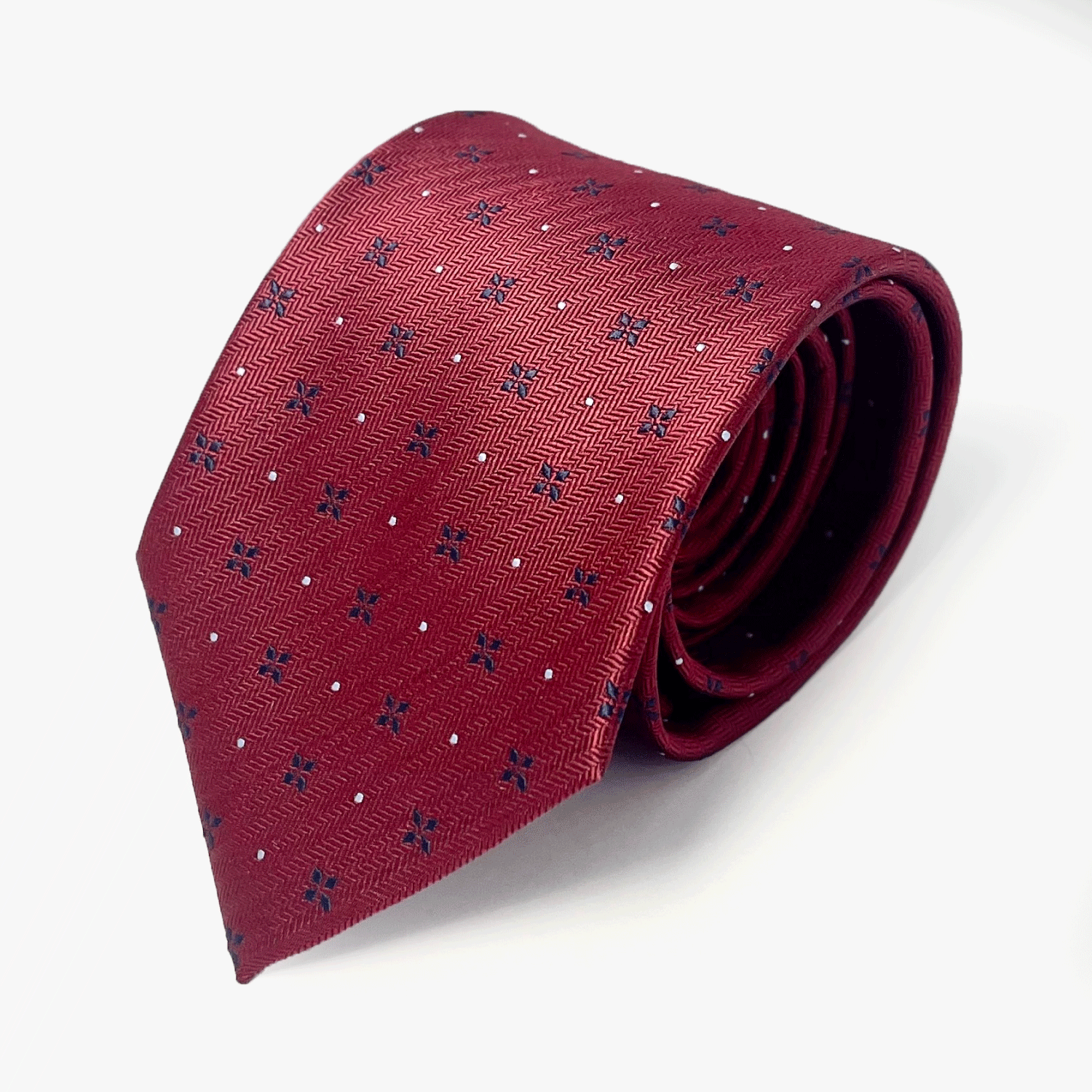 Red Pattern Necktie