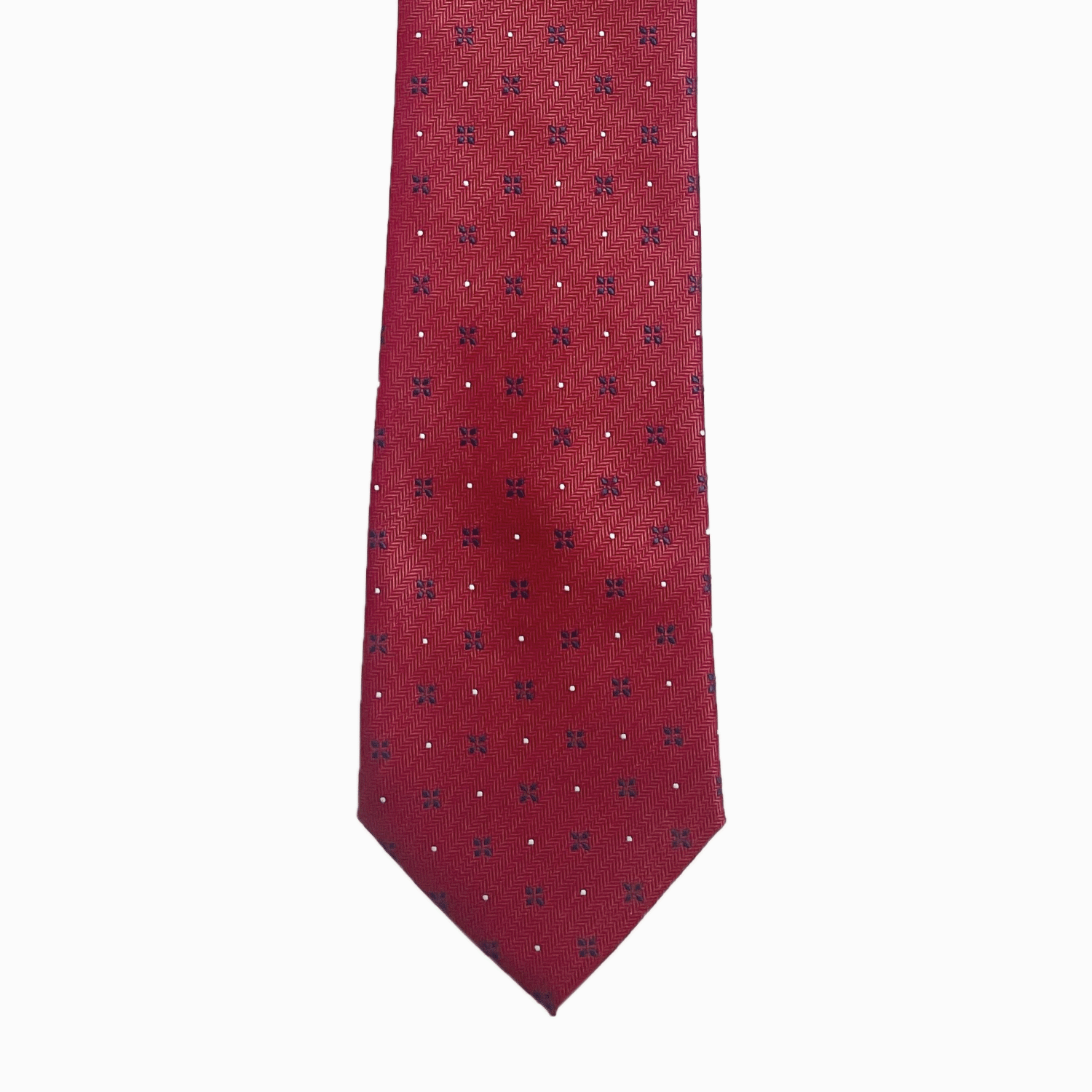 Red Pattern Necktie