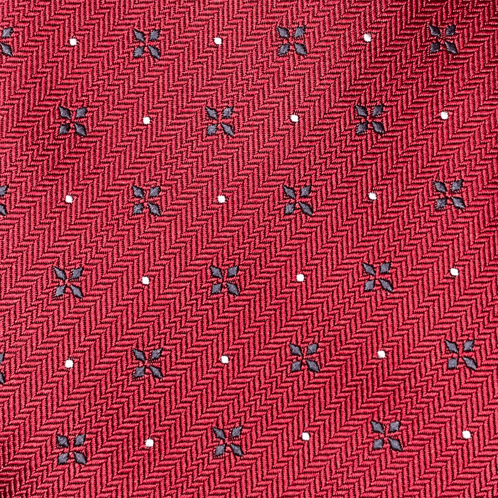 Red Pattern Necktie