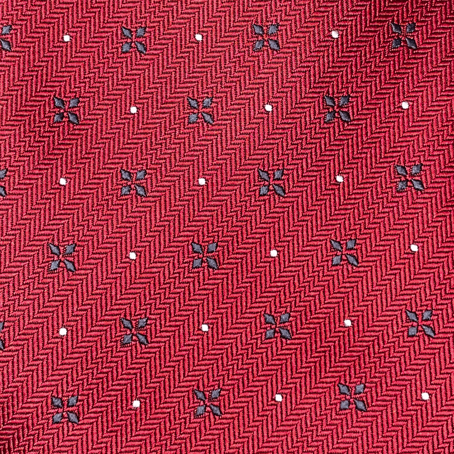 Red Pattern Necktie