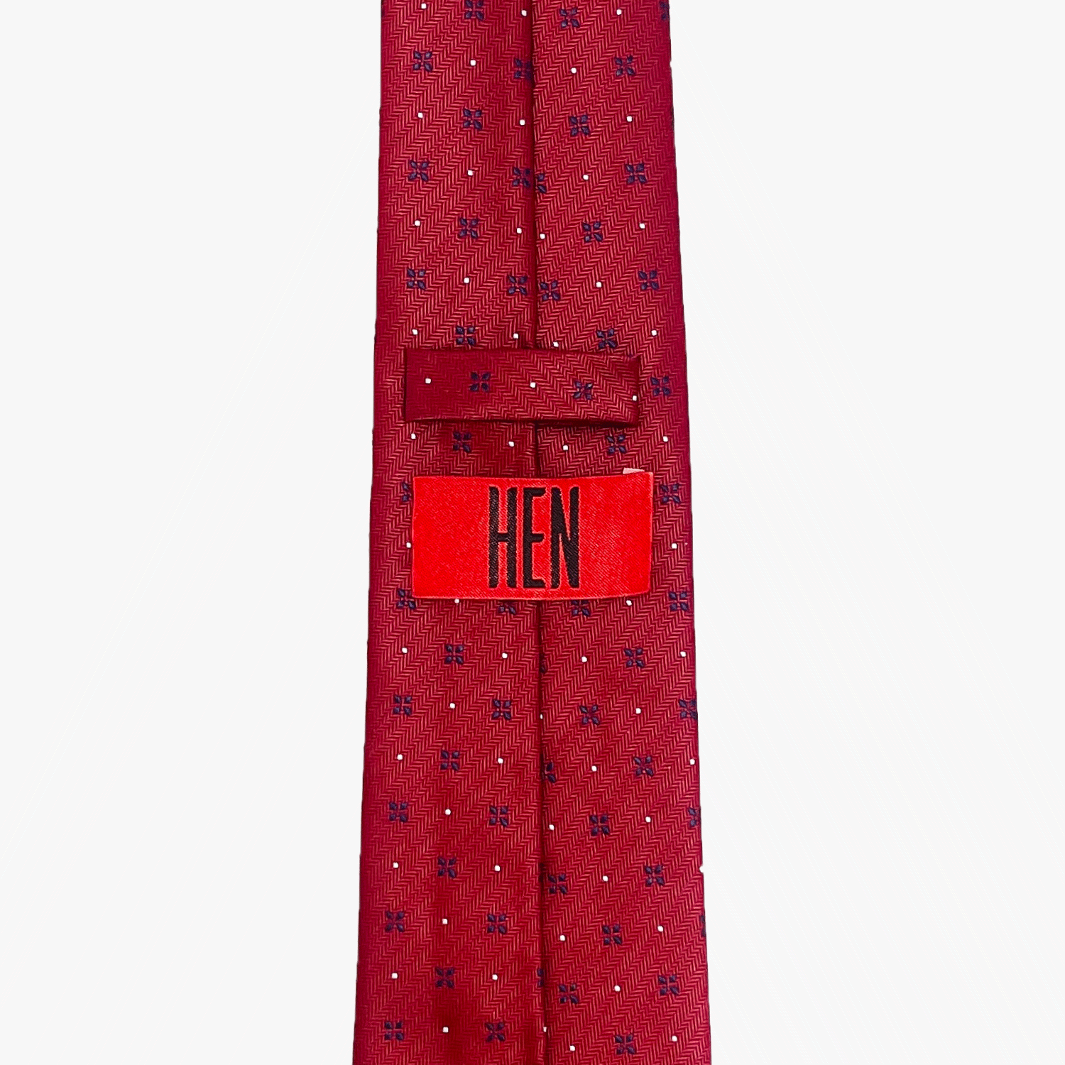 Red Pattern Necktie