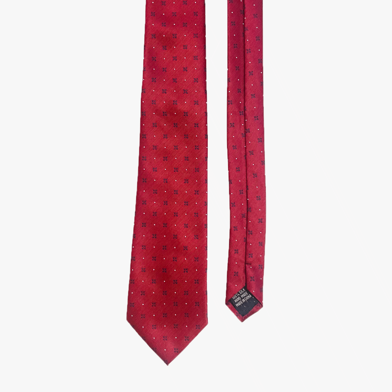Red Pattern Necktie