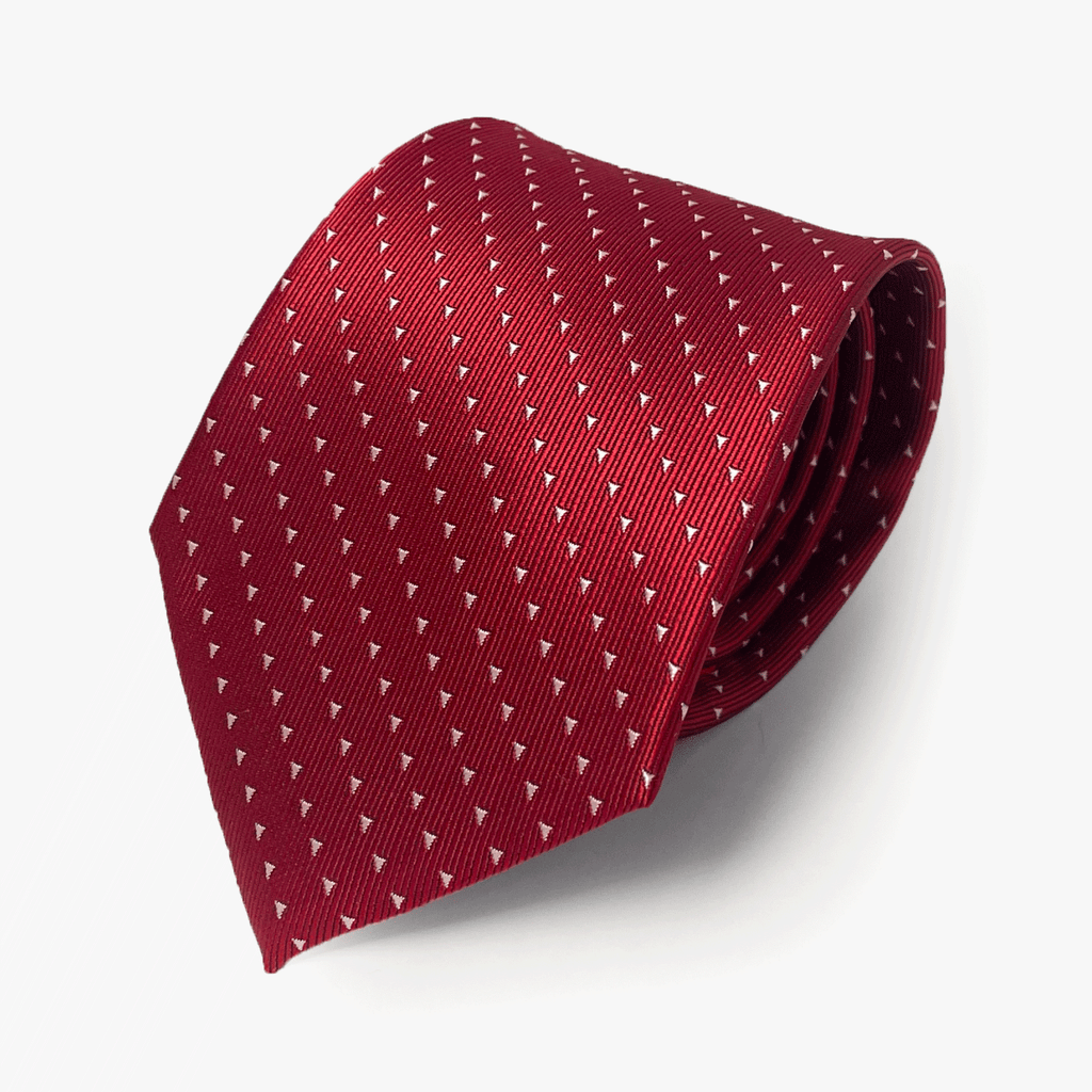 Red White Arrow Necktie