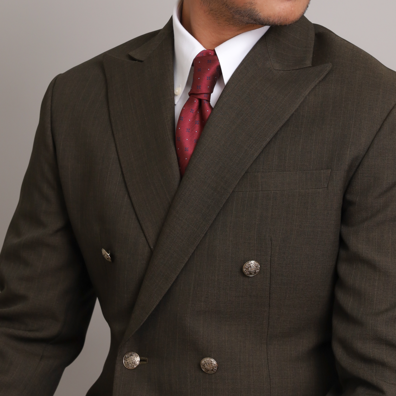 Red Pattern Necktie