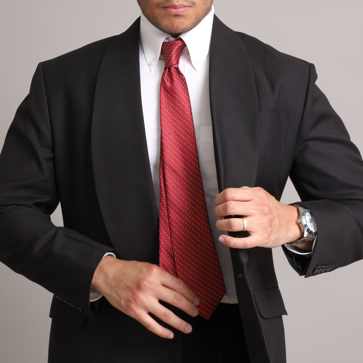 Red White Arrow Necktie